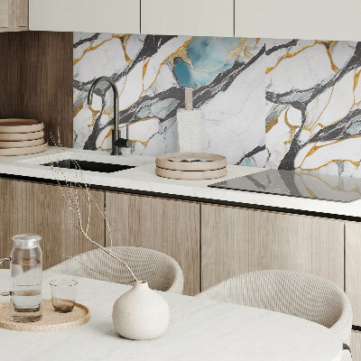 Obdĺžnikový panel na stenu Vzor zo žilkovaného mramoru