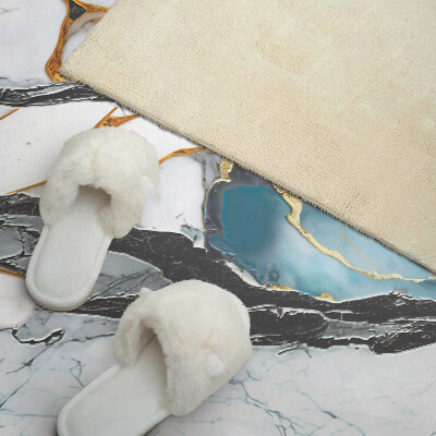 Obdĺžnikový panel na stenu Vzor zo žilkovaného mramoru