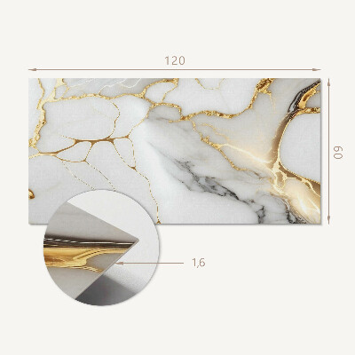 Obdĺžnikový panel na stenu Nádherný mramorový motív