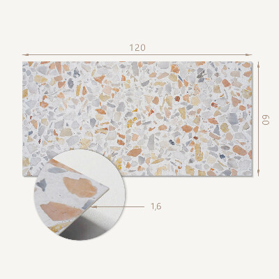 Obdĺžnikový stenový panel Kamenná mozaika v umeleckom štýle