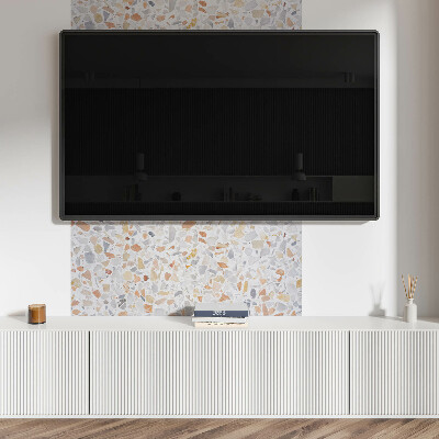 Obdĺžnikový stenový panel Kamenná mozaika v umeleckom štýle