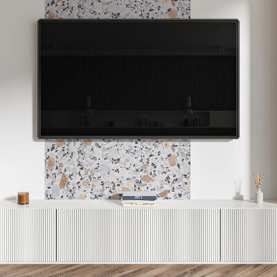 Samolepiaci panel na stenu Kamenné akcenty v grafike