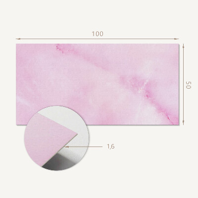 Obdĺžnikový panel na stenu Jemný mramorový vzor