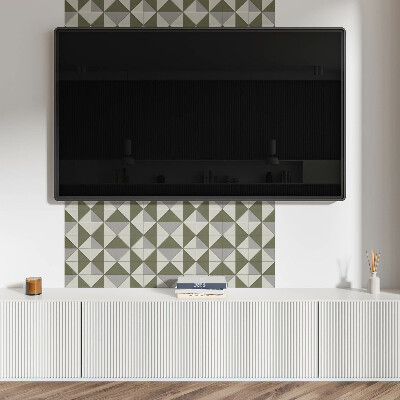 Obdĺžnikový panel na stenu Geometria trojuholníkových tvarov