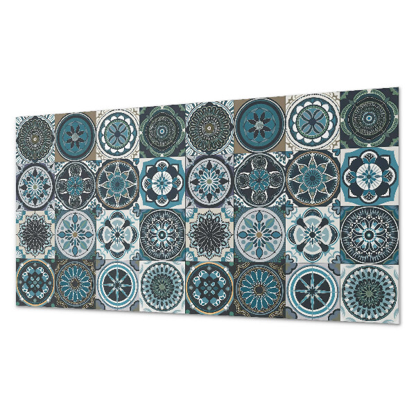 Obdĺžnikový stenový panel Mozaikové mriežky vo farbe