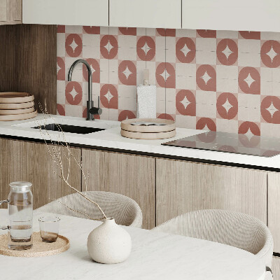 Obdĺžnikový panel na stenu Geometrický motív s kruhmi