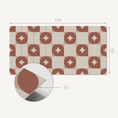 Obdĺžnikový panel na stenu Geometrický motív s kruhmi