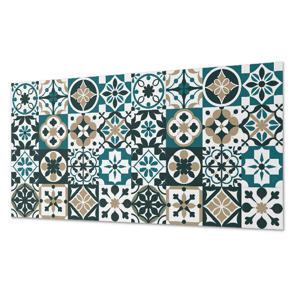 Obdĺžnikový panel na stenu Kachľové vzory v harmonickom usporiadaní