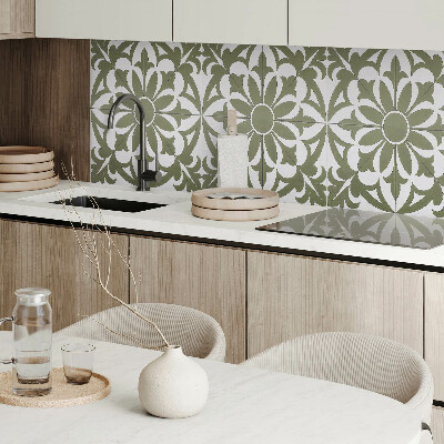 Samolepiaci panel na stenu Kvetinové aranžmány s listami