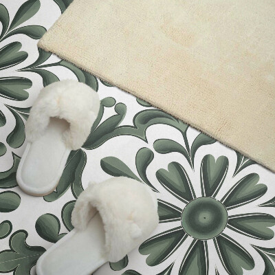 Samolepiaci panel na stenu Rastlinný motív v kruhu