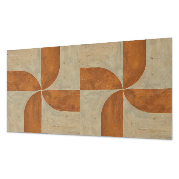 Obdĺžnikový stenový panel Oblúkový geometrický vzor