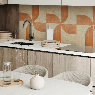 Obdĺžnikový stenový panel Oblúkový geometrický vzor