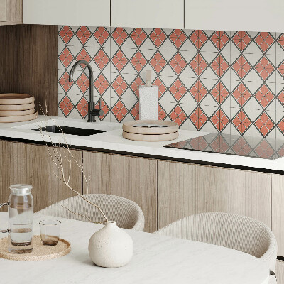 Samolepiaci panel na stenu Geometrický vzor kosoštvorca