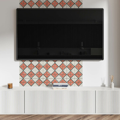 Samolepiaci panel na stenu Geometrický vzor kosoštvorca