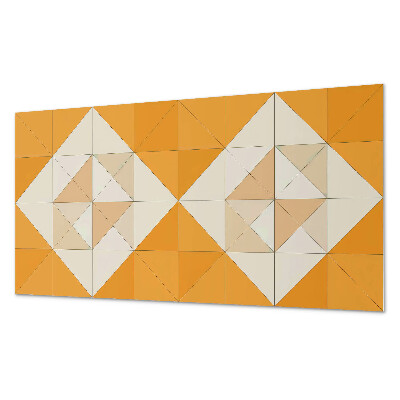 Obdĺžnikový panel na stenu Kosoštvorcový vzor v geometrickej forme