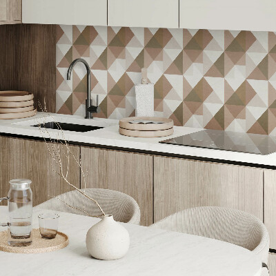 Samolepiaci panel na stenu Trojuholníková geometria v modernom štýle