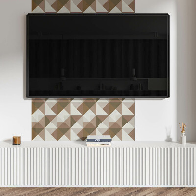 Samolepiaci panel na stenu Trojuholníková geometria v modernom štýle