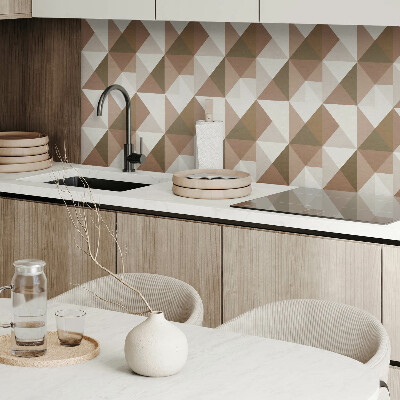 Samolepiaci panel na stenu Trojuholníková geometria v modernom štýle