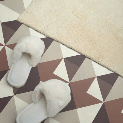 Obdĺžnikový panel na stenu Abstraktné trojuholníky v geometrickom štýle