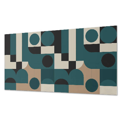 Obdĺžnikový stenový panel Kreatívne formy a abstraktné tvary