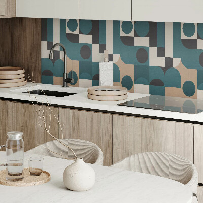 Obdĺžnikový stenový panel Kreatívne formy a abstraktné tvary