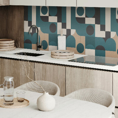 Obdĺžnikový stenový panel Kreatívne formy a abstraktné tvary