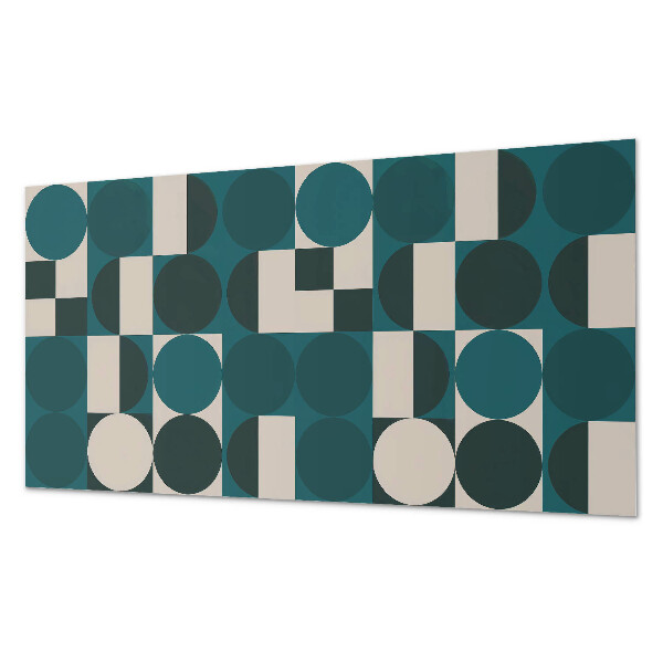 Samolepiaci panel na stenu Tvary a formy v geometrickom štýle