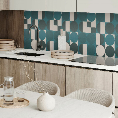 Samolepiaci panel na stenu Tvary a formy v geometrickom štýle