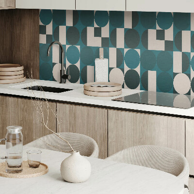 Samolepiaci panel na stenu Tvary a formy v geometrickom štýle