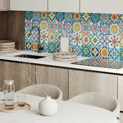 Obdĺžnikový panel na stenu Kvetinové a geometrické kompozície