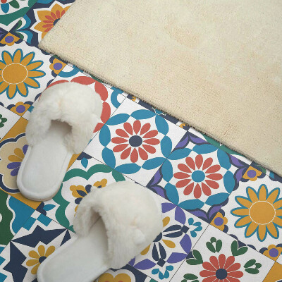 Obdĺžnikový panel na stenu Kvetinové a geometrické kompozície