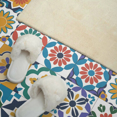 Obdĺžnikový panel na stenu Kvetinové a geometrické kompozície