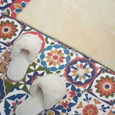 Obdĺžnikový stenový panel Mozaikové štvorce v atraktívnych aranžmánoch