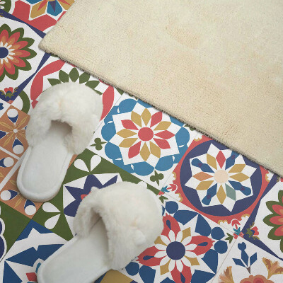 Obdĺžnikový stenový panel Mozaikové štvorce v atraktívnych aranžmánoch