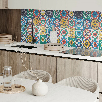 Samolepiaci panel na stenu Mozaikové vzory v harmonickom usporiadaní