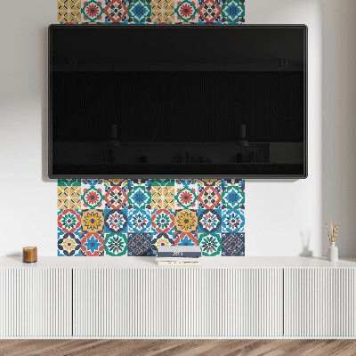 Samolepiaci panel na stenu Mozaikové vzory v harmonickom usporiadaní