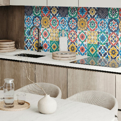 Samolepiaci panel na stenu Mozaikové vzory v harmonickom usporiadaní