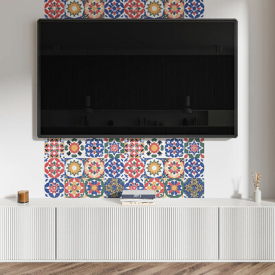 Obdĺžnikový panel na stenu Mozaikové usporiadanie v radoch