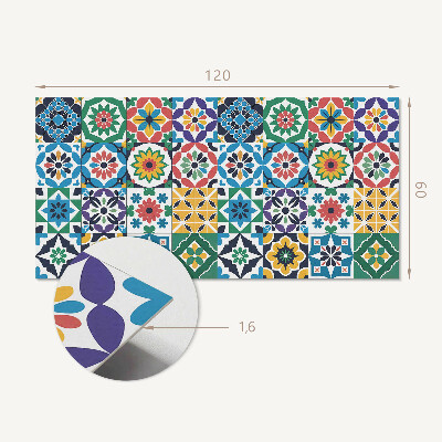 Obdĺžnikový stenový panel Mozaikové mriežky v grafickom štýle