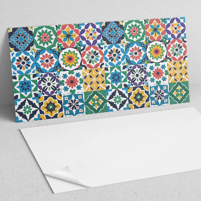 Obdĺžnikový stenový panel Mozaikové mriežky v grafickom štýle