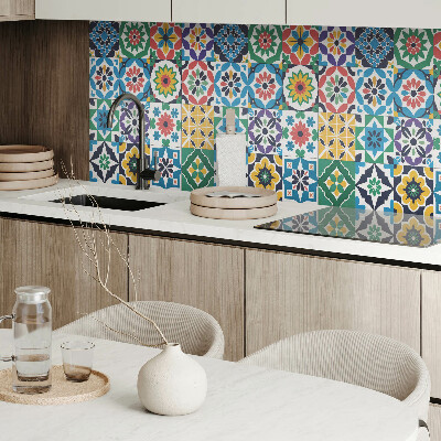 Obdĺžnikový stenový panel Mozaikové mriežky v grafickom štýle