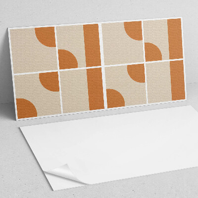 Samolepiaci panel na stenu Abstraktné geometrické tvary