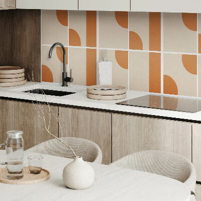 Samolepiaci panel na stenu Abstraktné geometrické tvary