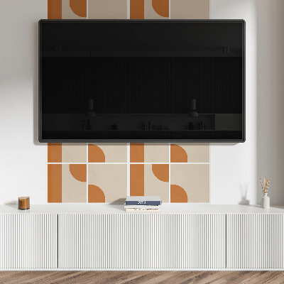 Samolepiaci panel na stenu Abstraktné geometrické tvary