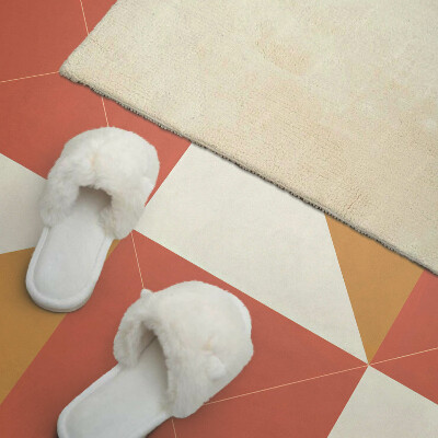 Obdĺžnikový stenový panel Teplé geometrické vzory