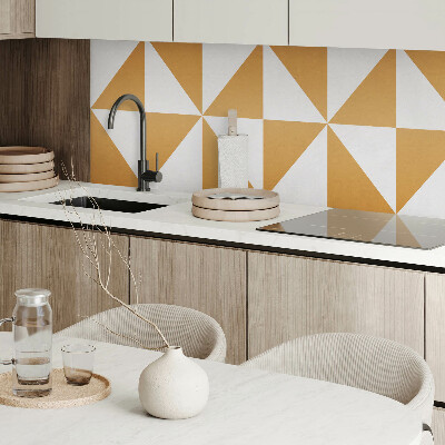 Samolepiaci panel na stenu Trojuholníkové vzory v štvorcových rámoch