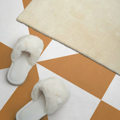 Samolepiaci panel na stenu Trojuholníkové vzory v štvorcových rámoch