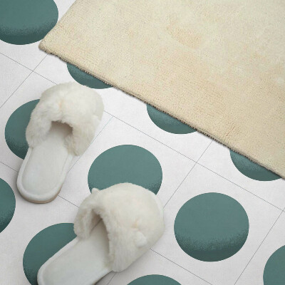 Obdĺžnikový panel na stenu Geometrické kruhy v mriežke