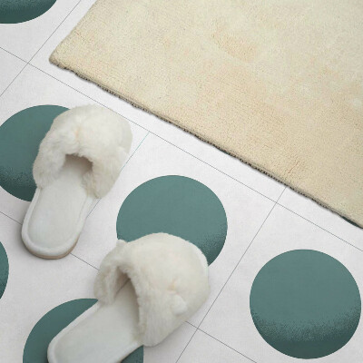 Obdĺžnikový panel na stenu Geometrické kruhy v mriežke