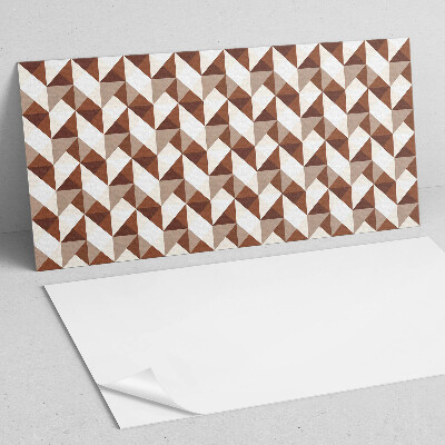 Obdĺžnikový stenový panel Trojuholníková geometria v modernom štýle